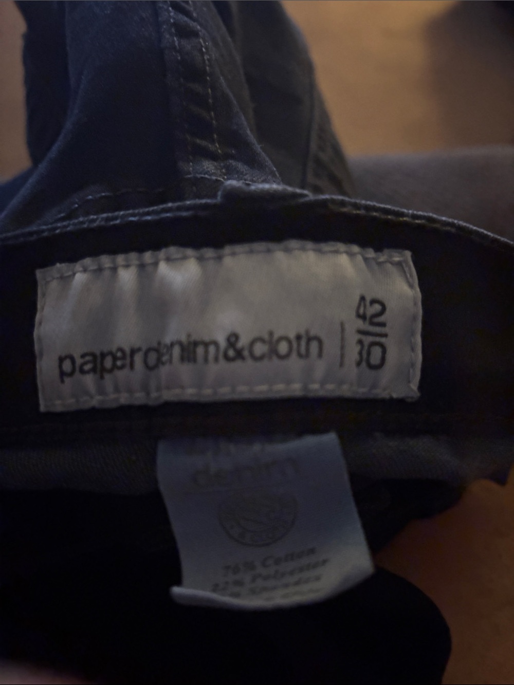 Paper Denim & Cloth Men's Black Straight Jeans